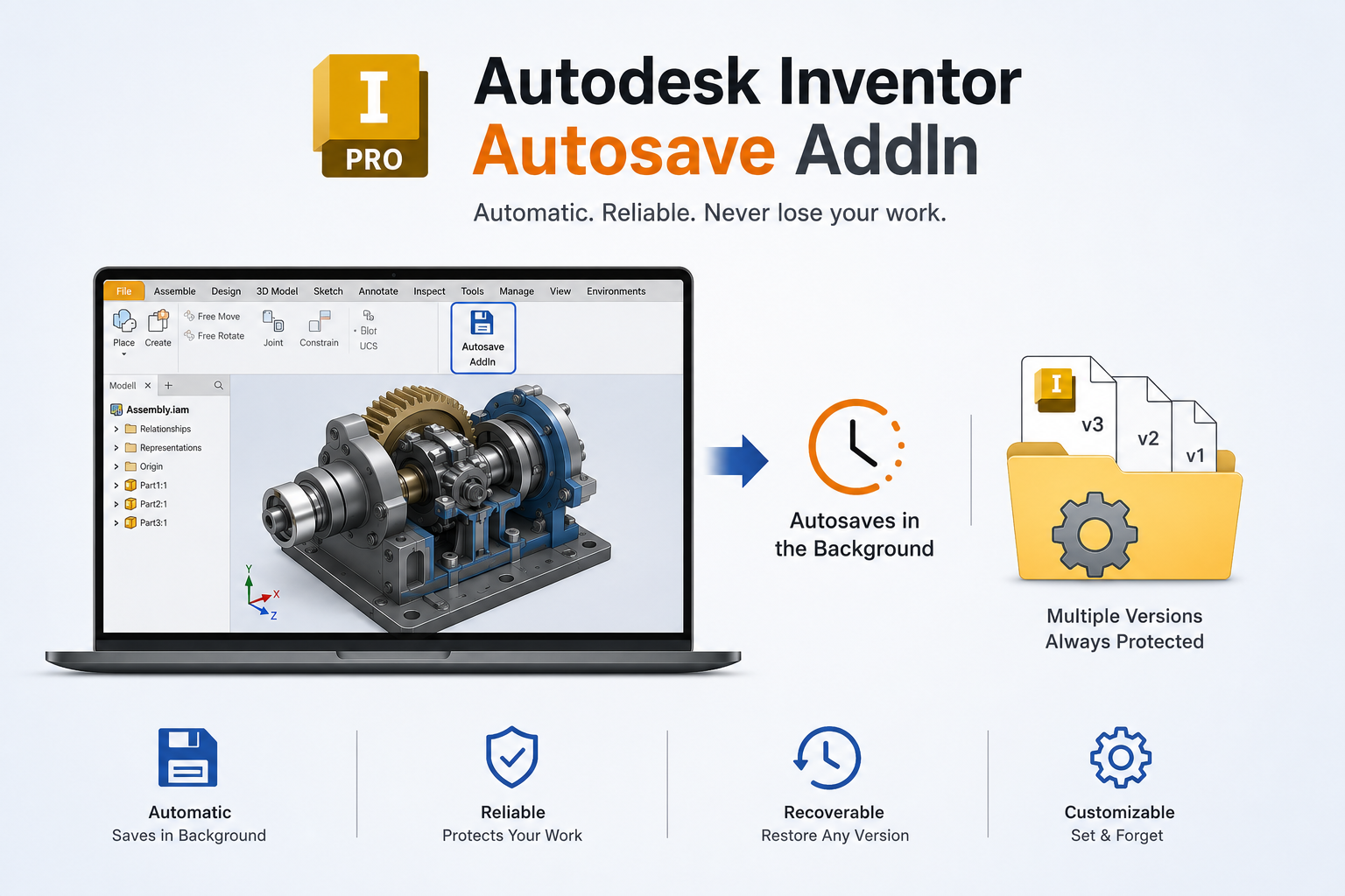 Autodesk Inventor Autosave Add-in
